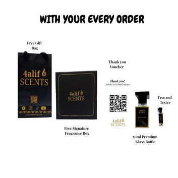 4alif Scents Noor Al Oud 50ml EDP Unisex Oud Perfume